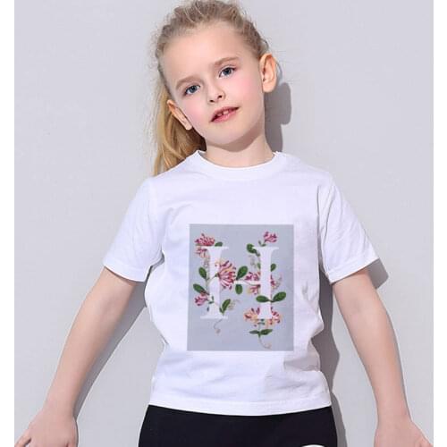 Unisex Baby T Shirt Alphabet Ignorance Dandelion Cartoon Printed Tops Kids Children Casual Clothing Kawaii T-shirt For Girls Boy