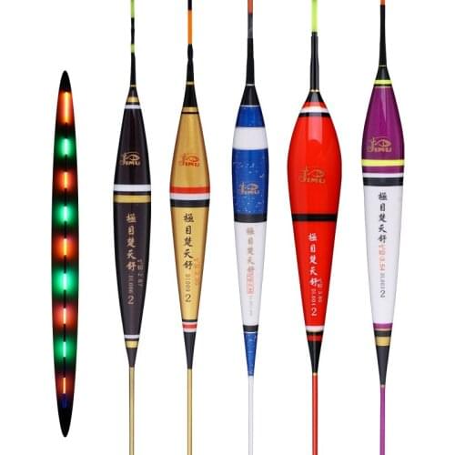 Hot Sale Luminous Float Professional Fresh Water Fishing Float Shallow Water Bobber+1 Battery Carp Fishing Tackle Accessories