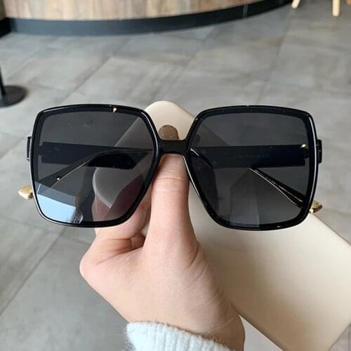Imwete 2021 Summer Retro Square Women Sunglasses For Men Fashion Oversized Sun Glasses Outdoor Eyewear New Trend Goggles UV400