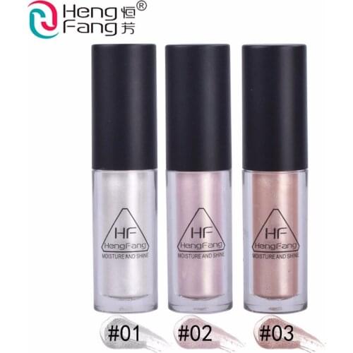 HengFang Makeup Shimmer Gold Highlighter Liquid Brightener Make Up Concealer Face Foundation Bronzer&Highlight Contour Stick