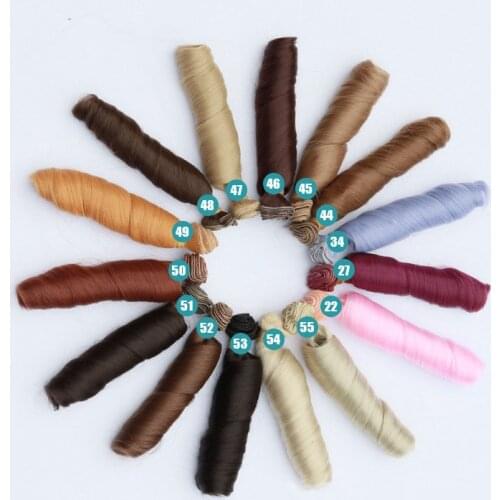 10PCS/LOT Hair BJD Doll DIY Tress Doll 15CM Curly Hair Doll BJD