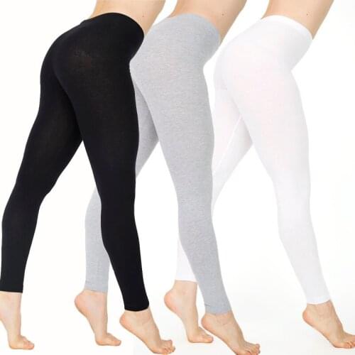 XS-XXXL Fitness Legging American Winter Women Low Waist Bodybuilding Leggings High Elastic Black Gray White Elastic Leggings 40