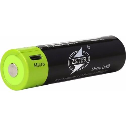 2pcs ZNTER 1500MAH Lipo lithium polymer battery 3.7V 18650 rechargeable Batteries for flashlight powerbank RC Transmitter Parts