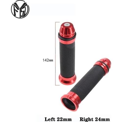 Motorcycle grips hand rubber pedal biker scooter handlebar grips modified handlebar throttle turn Grip Settle Handle Grips