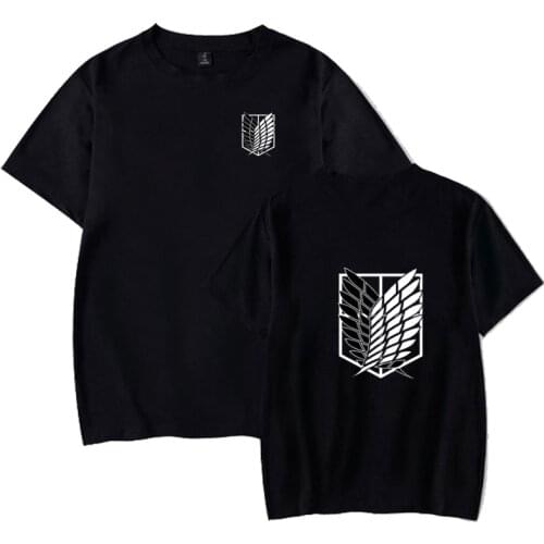 Unisex Hot Anime Attack on Titan T-shirt Casual O-neck