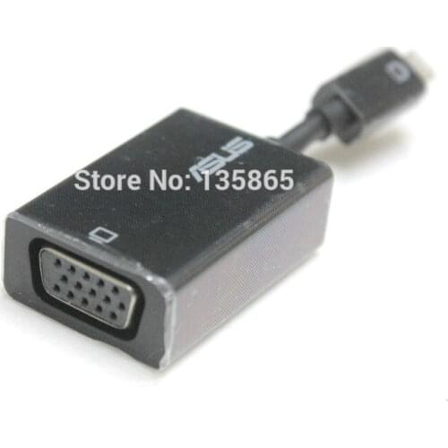 Brand New Genuine VGA Dongle Mini VGA to VGA Adapter 14001-00220200 for Asus UX21A UX31A UX32A UX32VD U38N UX51VZ Taichi21