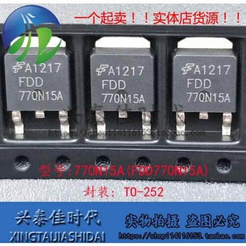 Original new 5pcs/ 770N15A FDD770N15A 18A/150V TO-252