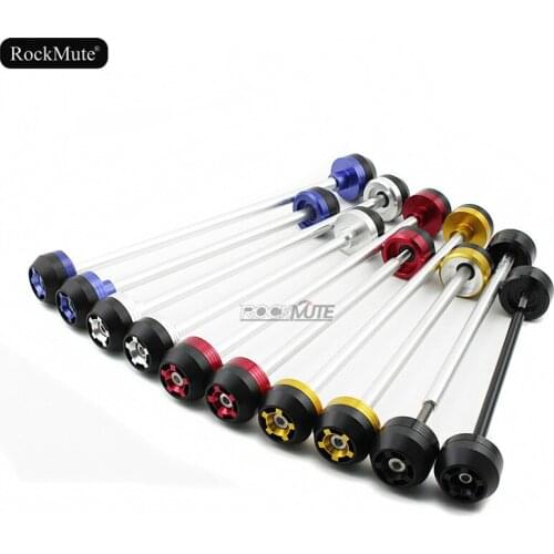 Motorcycle Front Rear Axle Fork Wheel Protector Crash Slider For TRIUMPH Tiger 800/XC 2011 2012 2013 Silver Red Gold Red Blue