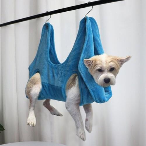 Soft Dog Cat Hanging Nest Aid Harness Small Medium Dogs Cats Handy Retainer Bag Pet Grooming Bath Tool Pet Product