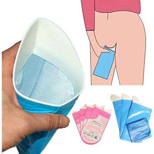 4 Pcs/ Box Portable Unisex Outdoor Travel Eco-friendly Urine Prevent Stink Mini Vomit Bags Toilet Disposable Emergency Tool