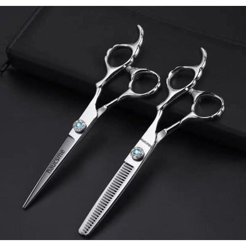 Professional 6 inch Salon Hair Scissors Barber Hairdressing Shears Cutting+Thinning Scissors hair cutting tool