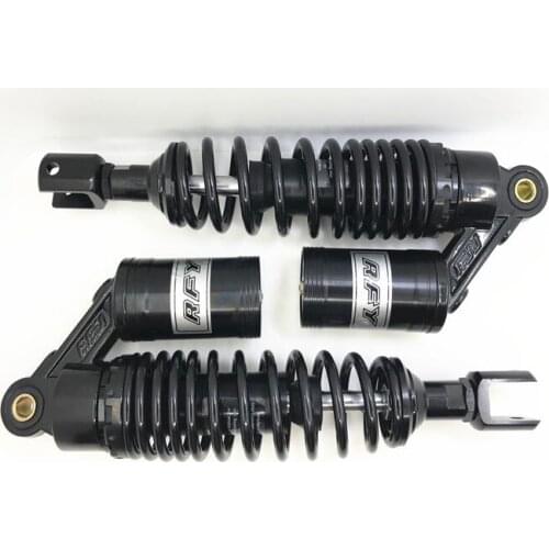 320mm 355MM 360MM 8mm spring Motorcycle Air shock absorbers replacement for Honda Suzuki Yamaha Kawasaki Scooter ATV Quad black