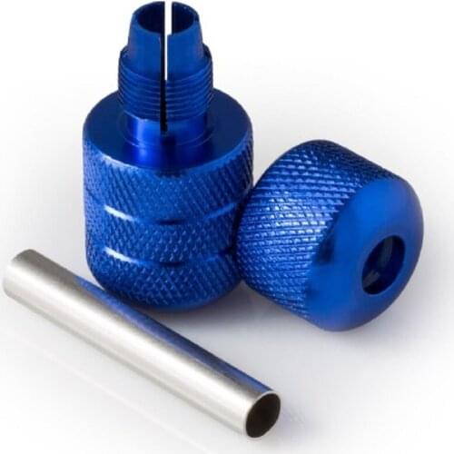 25mm Blue Auto-Lock Aluminum Alloy Tattoo Machine Grips Supply