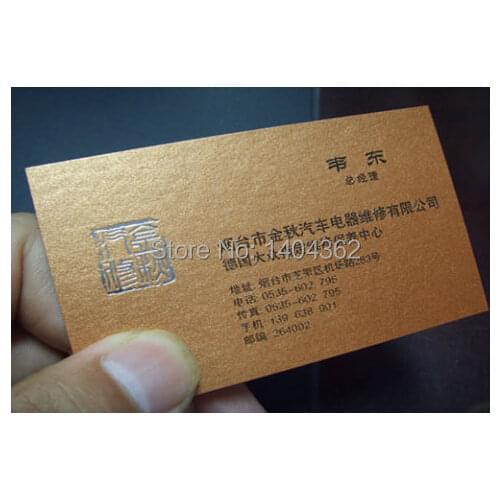 Special business cards Custom gold foil gift card printing Business Card Printing gold foil visit cards
