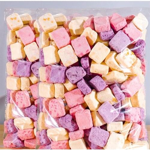 2kg freeze-dried yogurt cubes, mixed with 4 flavors, baked cake decoration