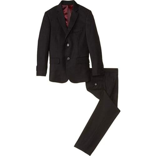 2020 Black Mens Wedding Suits Tuxedos Slim Fit Groom Wear Best Man Wear Wedding Suits Dinner Suit Two Pieces Suit(Jacket+Pants)