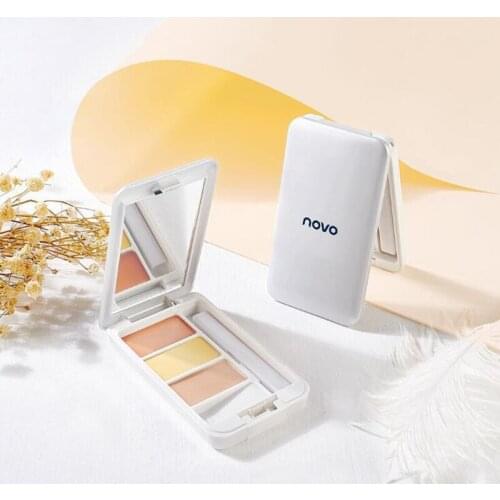 Three-color Face Concealer Cream Liquid Pen Cover Facial Spots Long Lasting Face Acne Cover Smooth Concealer Makeup Tool