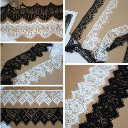 High-end Lace Wedding Veil Design with Boned Eyelashes Handmade DIY Lace Clothing Stitching Decoration Accessories RS3226