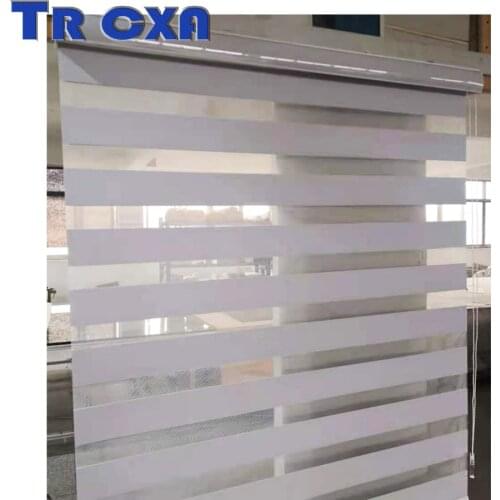 Premium White Blackout Fabric Rainbow Blinds for Window Shades