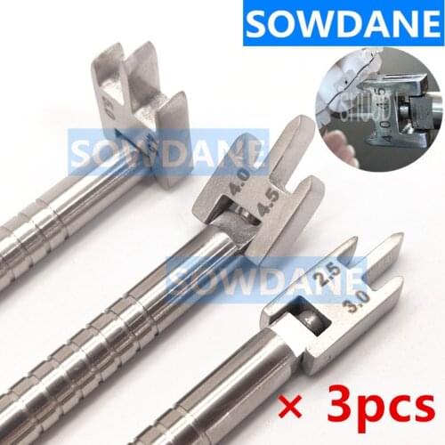 3 pieces High Quality Dental Fully Adjustable Orthodontic Bracket Positioning Height Wick Gauge Dental Ortho Instrument Tool