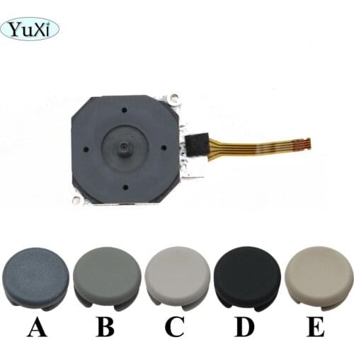 YuXi 3D Analog Joystick Rocker Cap Stick Grip Cover Controller Circle Pad Button Replacement Repair Part for 3DS XL for 3DS LL