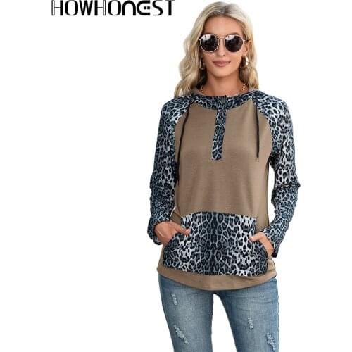 Za Womens Hoodies Autumn Leopard Women Sweatshirt Fashion Vintage Womens Tracksuit Pulovers Long Sleeve Top Female Sportswear