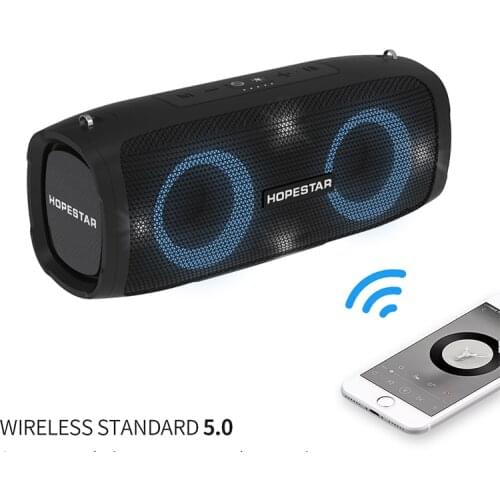 HOPESTAR 35W big power soundbar bluetooth speaker waterproof outdoor portable loudspeaker stereo subwoofer boombox FM radio