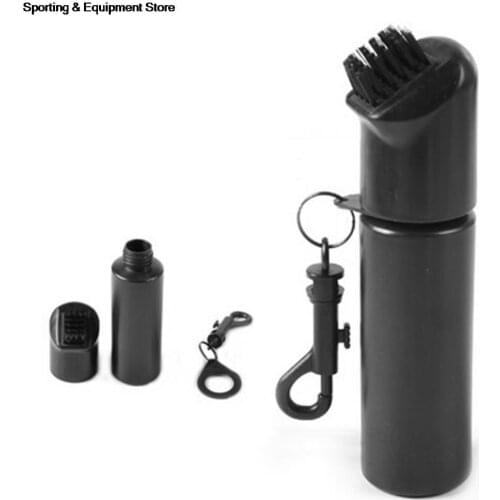 1Pcs Golf Iron Ball Scrub Wet Cleaning Brush Golf Club Cleaner with Water Bottle Golf Equipment Golf Training Aids