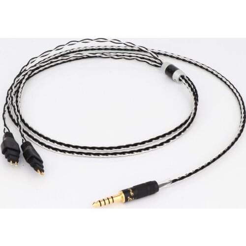 4.4mm Gold Plated Upgraded Headphone Replacement Cable For HD650