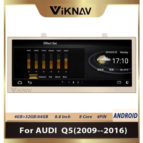 8.8 inch Android Car GPS Navigation Auto multimedia radio Player head unit tape recorder for-Audi Q5 2009-2016
