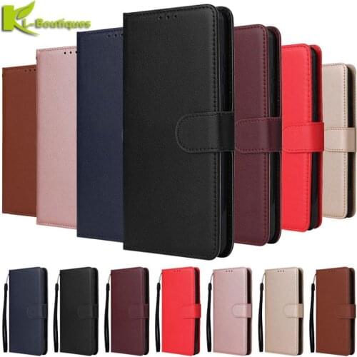For Xiaomi Redmi Note 8 2021 Case Classic Plain Simple Wallet Flip Leather Cover for Xiaomi Redmi Note 8 2021 Phone Cases Coque