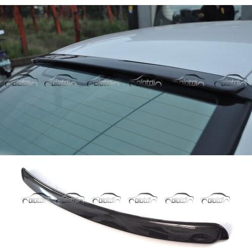 E46 Rear Spoiler Trunk Roof Top Spoiler Wing Boot For BMW E46 M3 Sedan Carbon Fiber