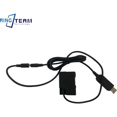 EN-EL14 Fake Battery EP-5A DC Coupler 4017 Connector + QC 3.0 USB Power Cable for Nikon P7700 P7000 D6500 D5500 D5300 Camera