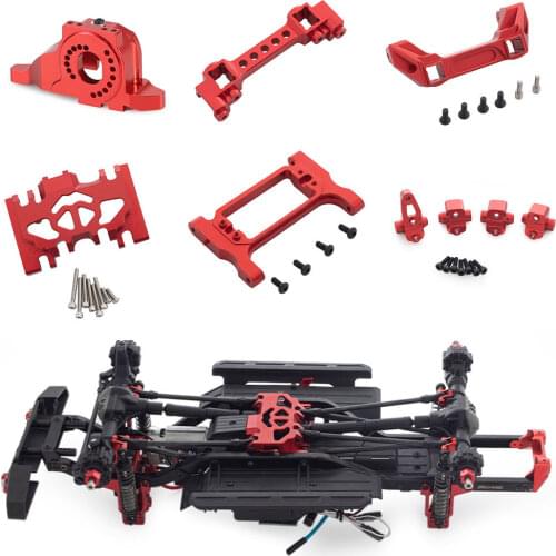 TRX-4 Aluminum Alloy Upgrade Frame Portal Axle Parts for 1/10 RC Crawler Car Traxxas TRX4 Land Rover Defender/Sports Edition