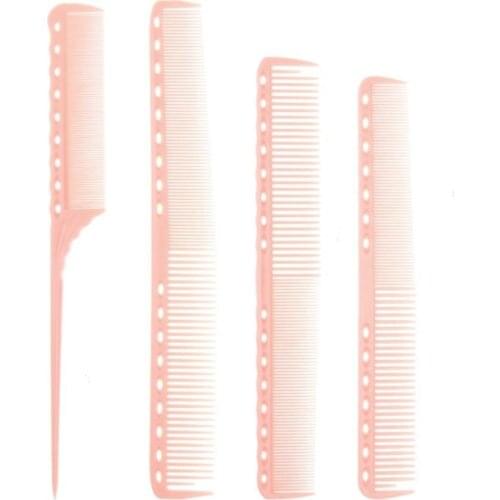 New Pointed Tail Comb Salon Hairdressing Hair Styling Comb Pink Anti-static Plastic Fine-tooth Hair Comb Beauty Tools
