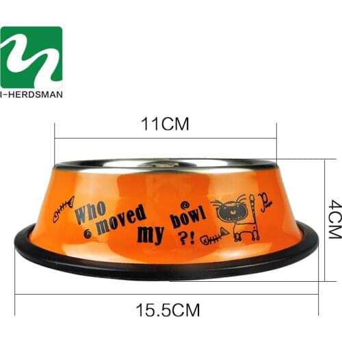 Stainless Steel Pet Bowls for Dog Puppy Cats Food Water Feeder Pets Supplies Feeding Dishes Dogs Bowl