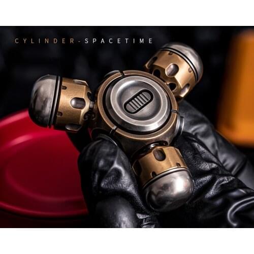 Muyi Time and Space Bomb Nest Furnace Fingertip Spinner Metal Decompression EDC Toy