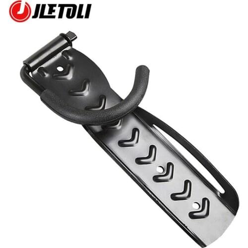 JLETOLI Bike Wall Mount Bicycle Stand Holder Road Bike Storage Wall Rack Stands Steel Hanger Hook Bicycle Accessories Black