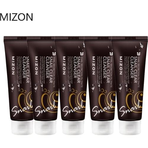 MIZON Snail Clear Cleanser 60ml Snail Hydrating Moisturizing Nourishing Oil Control Gentle Face Wash Skin Care Korea Cosmetics