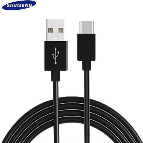 Original Samsung TYPE C Cable 0.28/1.2/1.5M Fast Charger Data Line For samsung Galaxy S8 S9 Plus S10 Note 8 9 10 A3/A5/A7 2017
