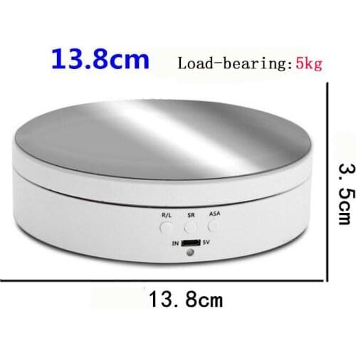 Electric turntable rotating display platform photography jewelry live broadcast camera frame model automatic camera stand base