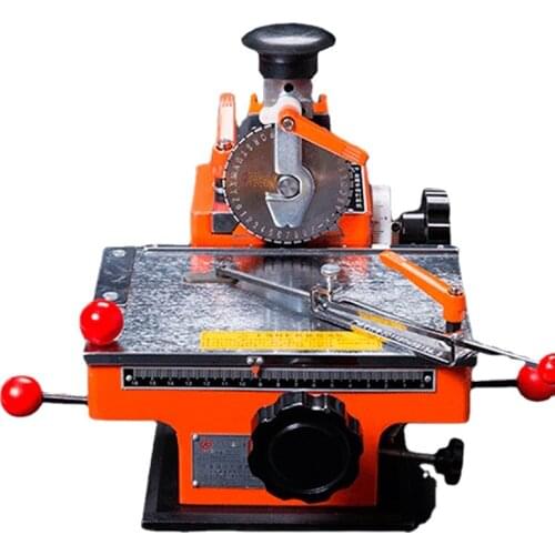 Semi-automatic Automatic Metal Name Plate Engraving Machines Nameplate Marking Machine Manual Embossing Machine Automatic Metal