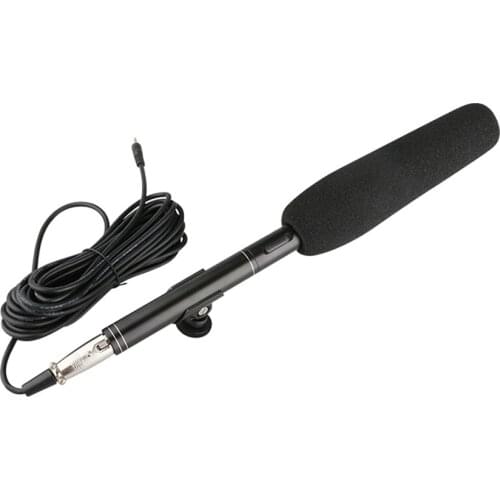 Professional Vioce Recording Broadcast Condenser Microphone Interview Recording Live Mic for DSLR Camera