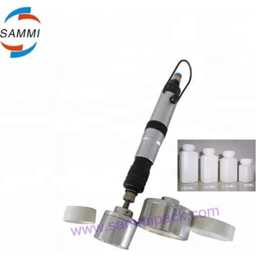 Easy to operate electric capping machine, plastic bottle capper ,manual capper for customized cap head/ chuck