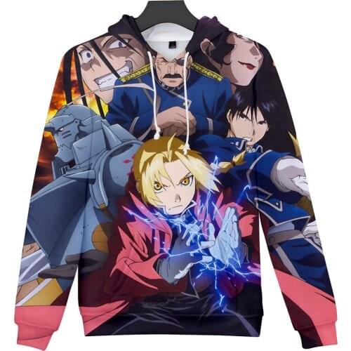 Anime Hoodie Men Sweatshirt RE Fullmetal Alchemist 3D Clothes Women Hoodies Goblin Slayer pullover Harajuku Boys Girls Tops