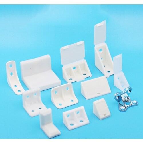 10Pcs Nylon plastic thickened Corner Brackets, right angle 90 degree angle, plywood tray cabinet fittings fittings Corner Code