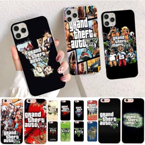 YNDFCMB Special Gta Grand Theft Auto 5 V San Andreas Phone Case for iPhone 11 12 pro XS MAX 8 7 6 6S Plus X 5S SE 2020 XR case