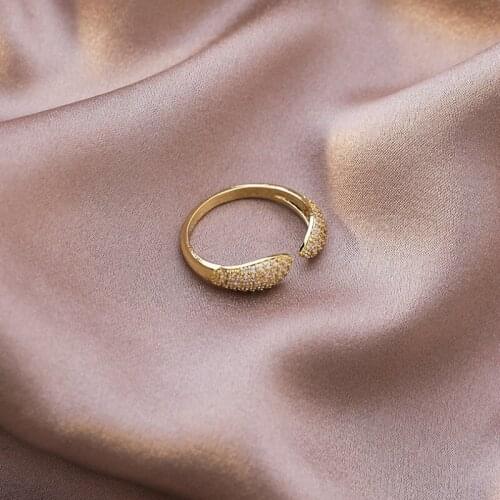 Zeojrlly Women Party Trendy Wedding Bands None All Compatible Rings Simple Cute Fashion Female Jewelry