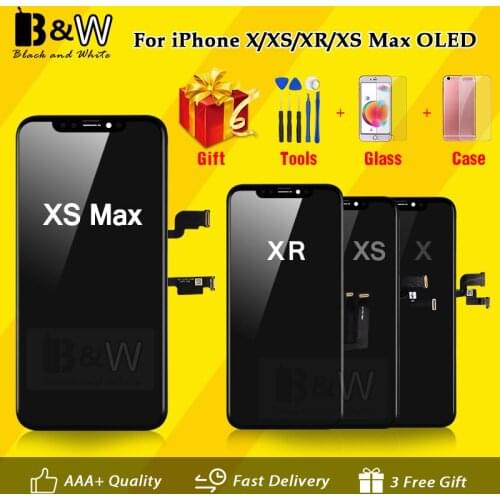 100% Guarantee Tested Pantalla For iPhone X XR XS XS MAX OLED Quality LCD Module with Touch Screen Digitizer Assembly Free Ship