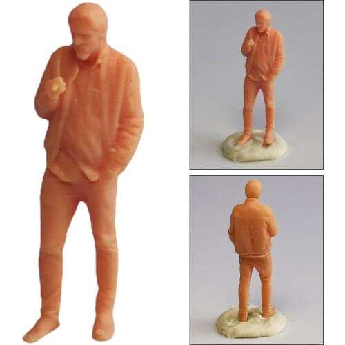 1/64 Men Model Characters Miniature People Sand Table Layout Scenery Decor Accessory Character Figurine
